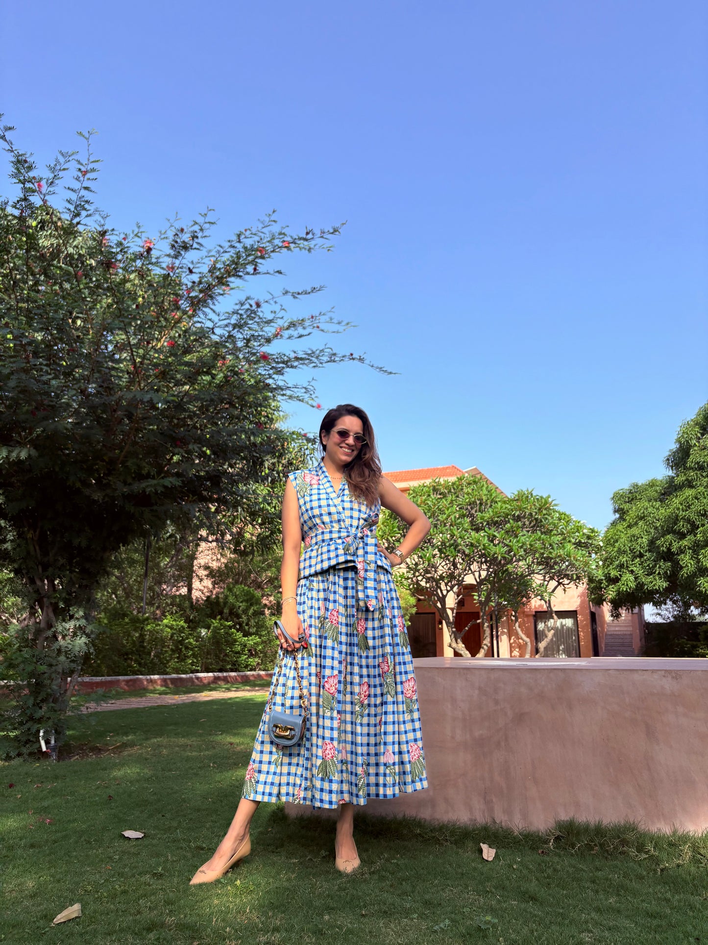Daisy Gingham Set