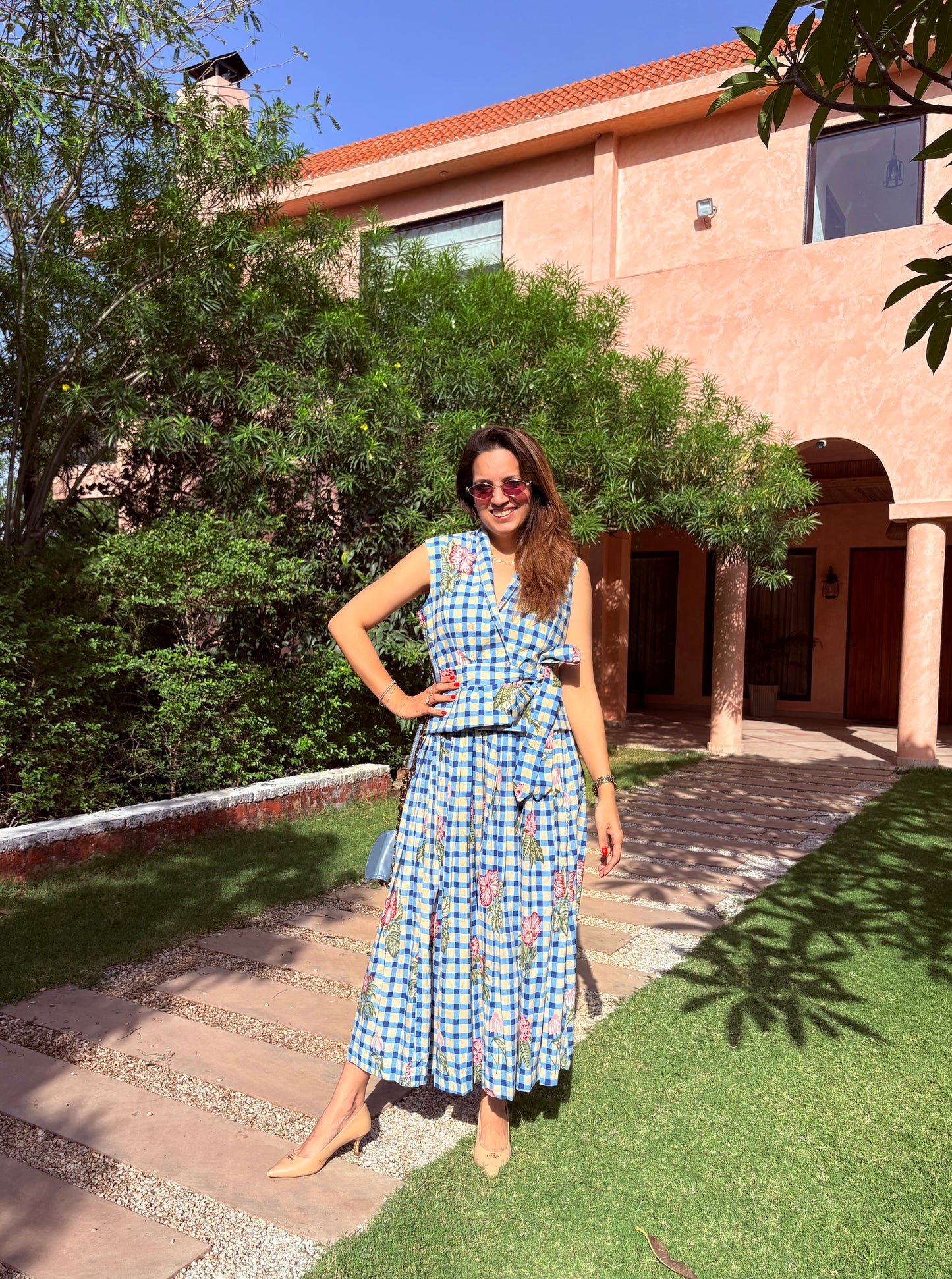 Daisy Gingham Set
