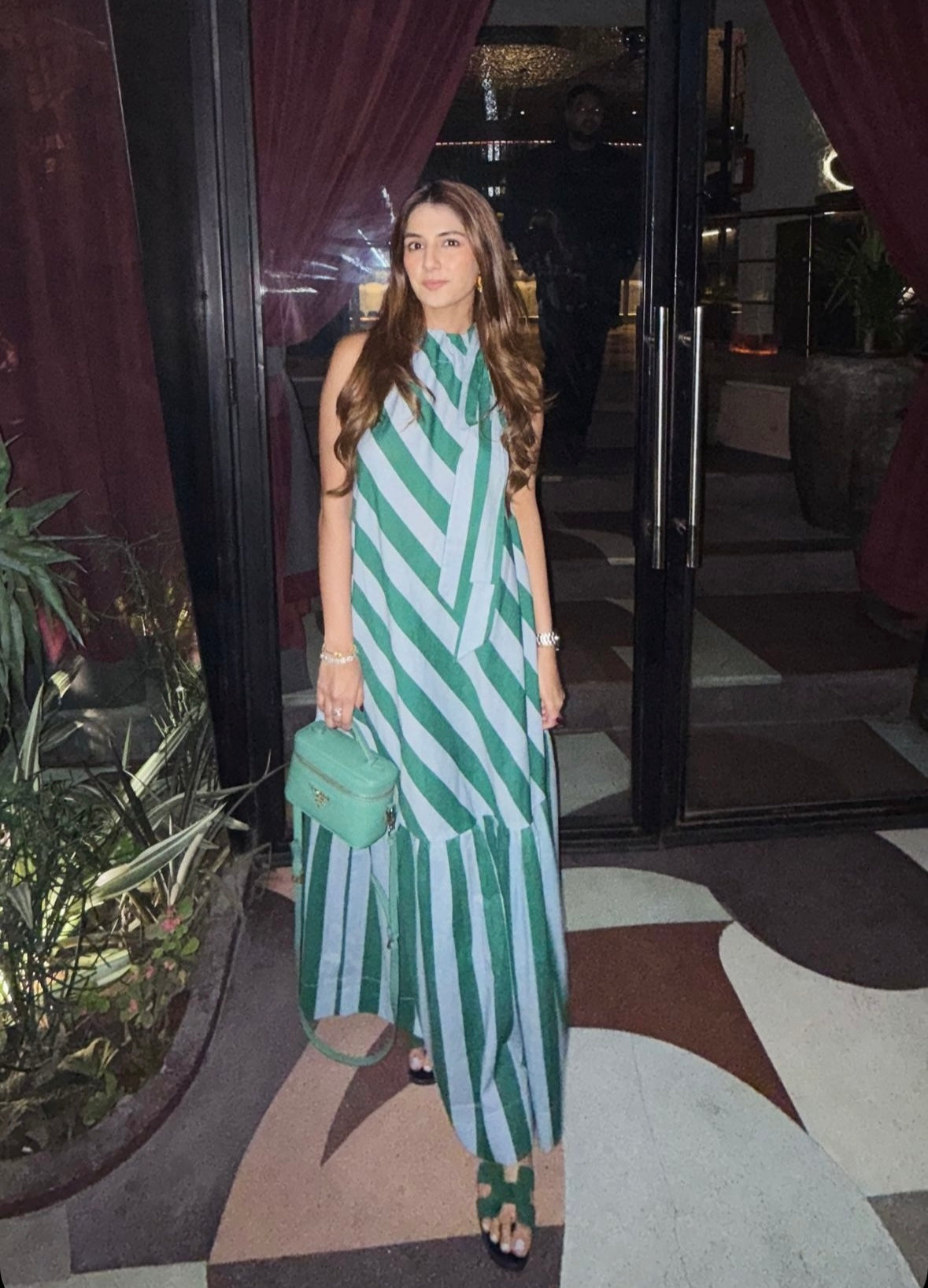 Grecian Meadow Maxi Dress